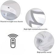 LED-es csillár távirányítóval LILY 40W, 3 elem, hideg/meleg/semleges fény, szabályozható, fehér LED-es csillár távirányítóval Alapértelmezett cím Alessandro Design