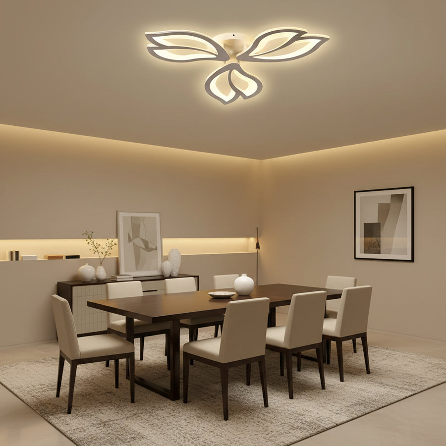 LED-es csillár távirányítóval LILY 40W, 3 elem, hideg/meleg/semleges fény, szabályozható, fehér LED-es csillár távirányítóval Alapértelmezett cím Alessandro Design