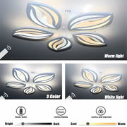 LED-es csillár távirányítóval ORCHID 66W, 5 szirom, hideg/meleg/semleges fény, szabályozható, fehér LED-es csillár távirányítóval Alapértelmezett cím Alessandro Design