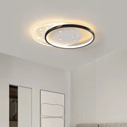 LED csillár távirányítóval LUNARO 110W, 2 kör, hideg/meleg/semleges fény, szabályozható, fekete fehér LED csillárok távirányítóval Alapértelmezett cím Alessandro Design