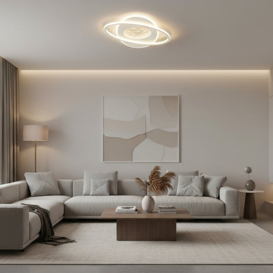 LED -csillár Volta 125W távirányítóval, ovális, hideg/forró/semleges fény, instabil, fehér