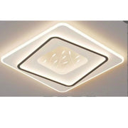 Lustra LED cu telecomanda LINEA 125W, Patrata, lumina Rece/Calda/Neutra, Dimabila, Negru Lustre LED cu Telecomanda Default Title Alessandro Design