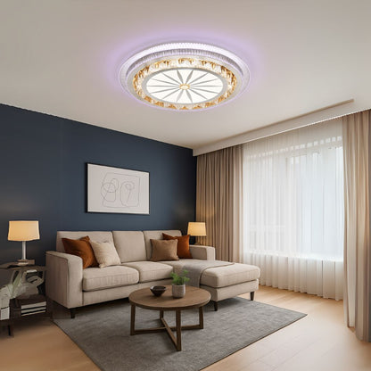 LED csillár távirányítóval DAVIDE RGB 62W, Kék/Hideg/Meleg fény, Szabályozható, Fehér LED-es csillár távirányítóval Alapértelmezett cím Alessandro Design