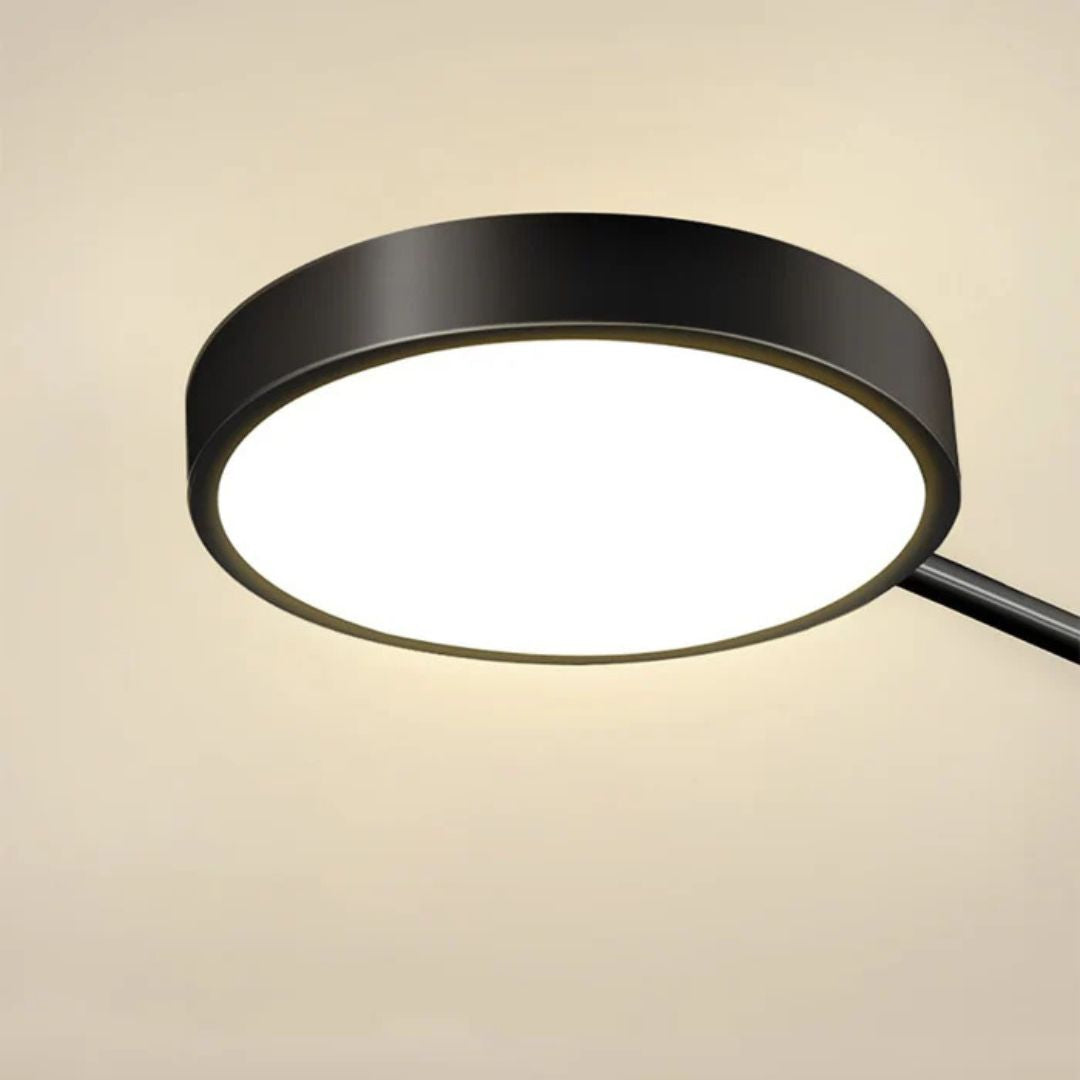 Lustra LED cu Telecomnda LT721/8BK+GD, 44W, 8 Elemente, Lumina Calda/Rece/Neutra, Dimabila, Negru/Auriu Lustre LED cu Telecomanda Default Title Alessandro Design