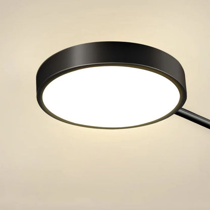 Lustra LED cu Telecomnda LT721/8BK+GD, 44W, 8 Elemente, Lumina Calda/Rece/Neutra, Dimabila, Negru/Auriu Lustre LED cu Telecomanda Default Title Alessandro Design