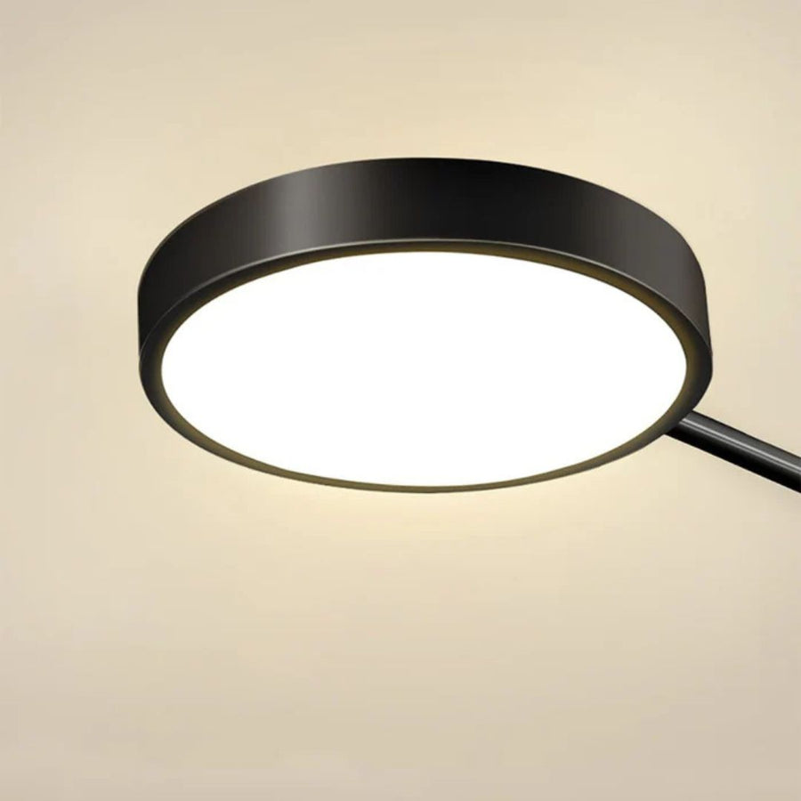 Lustra LED cu Telecomnda LT721/8BK+GD, 44W, 8 Elemente, Lumina Calda/Rece/Neutra, Dimabila, Negru/Auriu Lustre LED cu Telecomanda Default Title Alessandro Design