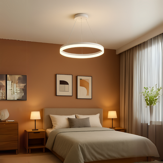 LED csillár távirányítóval ANINA 34W, hideg/meleg/semleges fény, szabályozható, fehér, állítható magasságú LED csillárok távirányítóval Alapértelmezett cím Alessandro Design