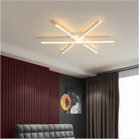 Lustra LED cu telecomanda ZOE, 40W, lumina Rece/Calda/Neutra, Dimabila, Alb Lustre LED cu Telecomanda Default Title Alessandro Design