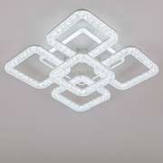 LED-csillár Astrid távirányítóval, 134W, szabályozható, fehér LED-csillárok távirányítóval Alapértelmezett cím Alessandro Design