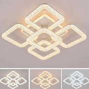 LED-csillár Astrid távirányítóval, 134W, szabályozható, fehér LED-csillárok távirányítóval Alapértelmezett cím Alessandro Design