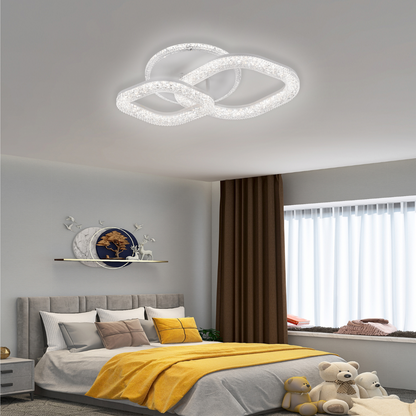 Asgard LED csillár 29 W távirányítóval, szabályozható világítással, fehér LED csillárok távirányítóval Alapértelmezett cím Alessandro Design