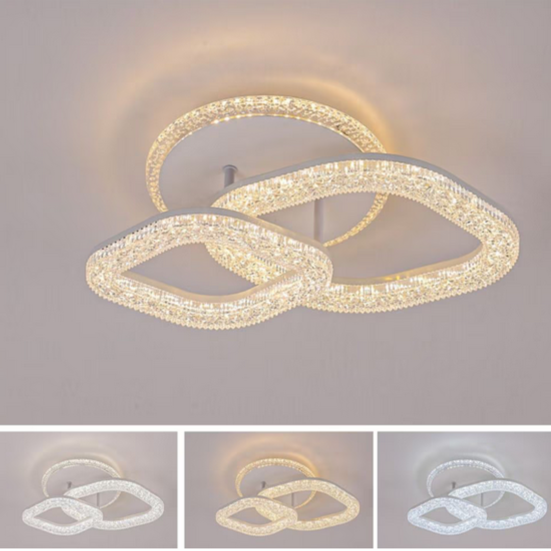 Asgard LED csillár 29 W távirányítóval, szabályozható világítással, fehér LED csillárok távirányítóval Alapértelmezett cím Alessandro Design