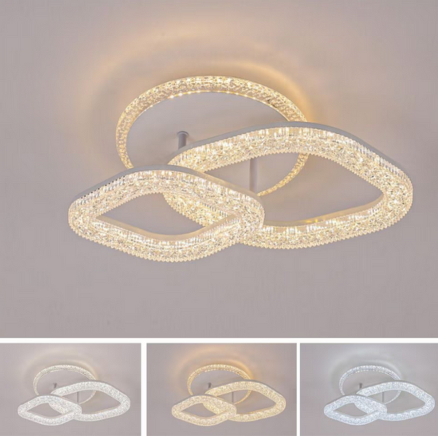 Asgard LED csillár 29 W távirányítóval, szabályozható világítással, fehér LED csillárok távirányítóval Alapértelmezett cím Alessandro Design