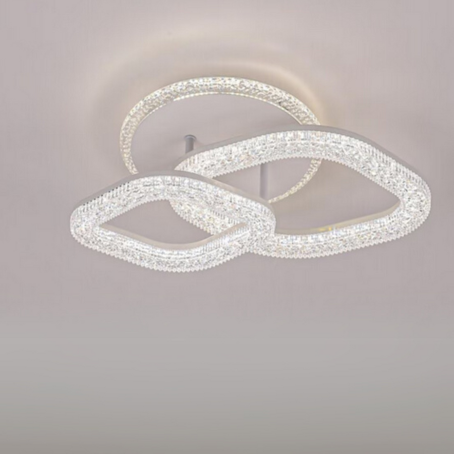 Asgard LED csillár 29 W távirányítóval, szabályozható világítással, fehér LED csillárok távirányítóval Alapértelmezett cím Alessandro Design
