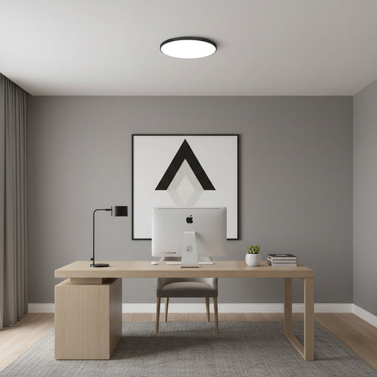 SOLIS LED mennyezeti lámpa 37cm 32W Cold Light Fekete LED mennyezeti lámpa Alapértelmezett cím Alessandro Design