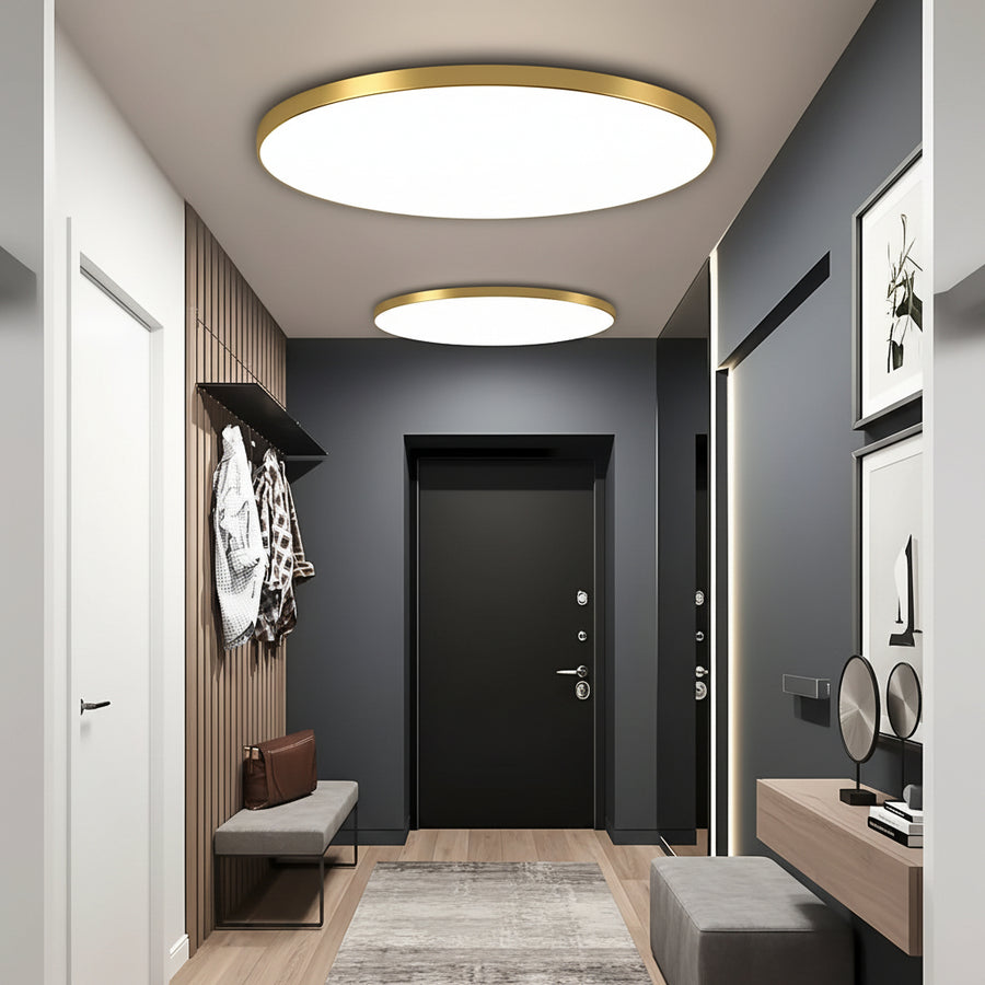LED mennyezeti lámpa SOLIS 27cm 20W Cold Light Arany LED mennyezeti lámpák Alapértelmezett cím Alessandro Design