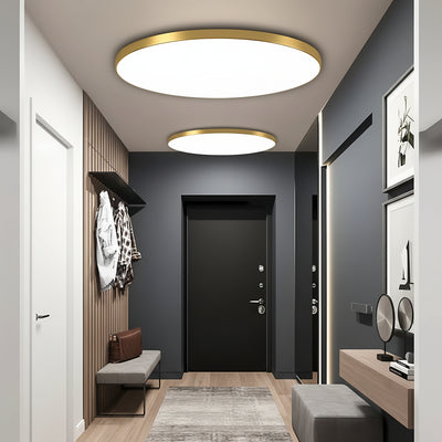 SOLIS LED mennyezeti lámpa 27cm 20W Cold Light Gold
