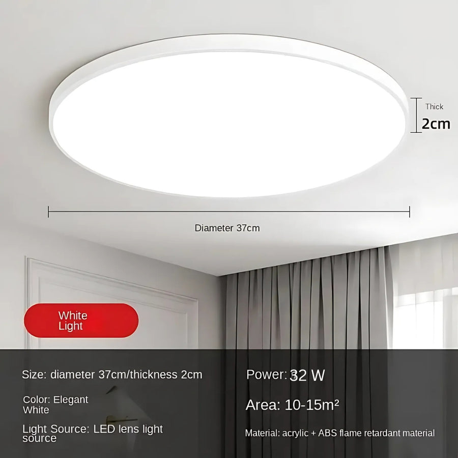 SOLIS LED mennyezeti lámpa 37cm 33W Cold Light Fehér LED mennyezeti lámpa Alapértelmezett cím Alessandro Design