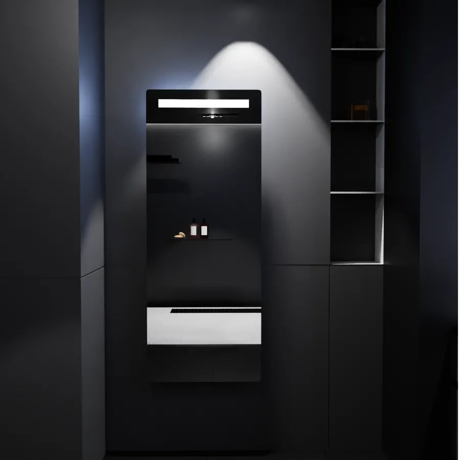 Téglalap alakú LED tükör, 60x150cm, Marcello Touch Dressing Couture Öltöző tükrök Alapértelmezett cím Alessandro Design