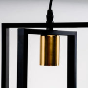 Archer Pendant 4x E27 Black Luster Industrial Alapértelmezett cím Alessandro Design