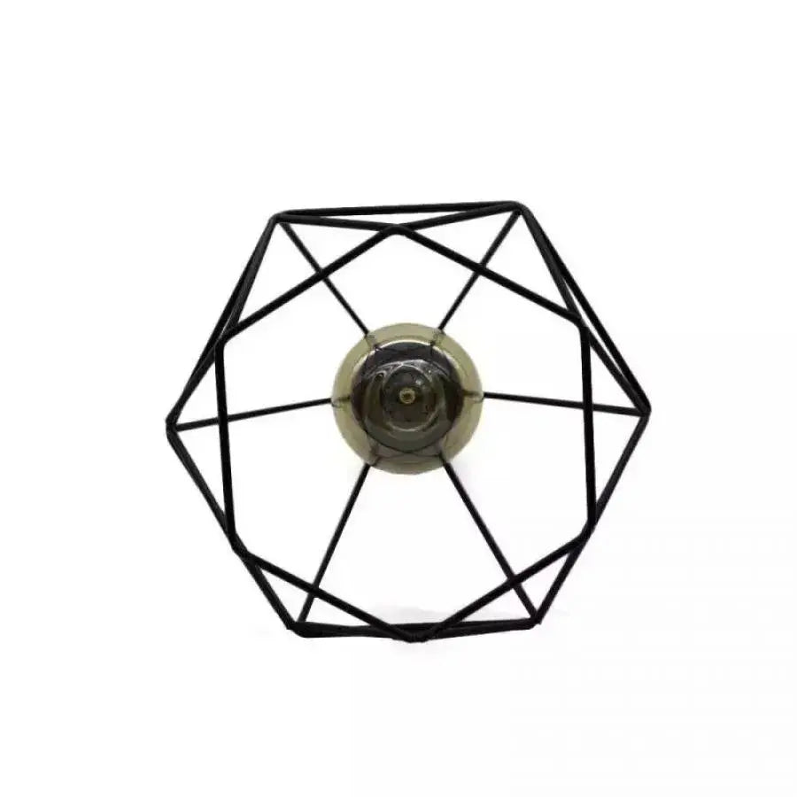 Gyémánt alakú csillár, SZERKEZETE, 3xE27, fekete, fém Ipari csillárok Alapértelmezett cím Alessandro Design