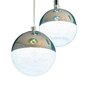 Függesztett LED-csillár távirányítóval JEREMIAS 63W, 6 elem, hideg/meleg/semleges fény, szabályozható, ezüst, állítható magasságú modern csillárok alapértelmezett cím Alessandro Design