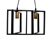 Patrisi medál 2x E27 Black Luster Industrial Default Title Alessandro Design