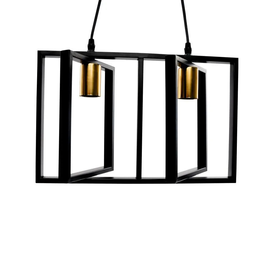 Patrisi medál 2x E27 Black Luster Industrial Default Title Alessandro Design