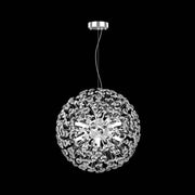 MINUET kristálycsillár 8x G9, átmérő 40 cm, fényes króm, állítható magasságú modern csillárok alapértelmezett cím Alessandro Design