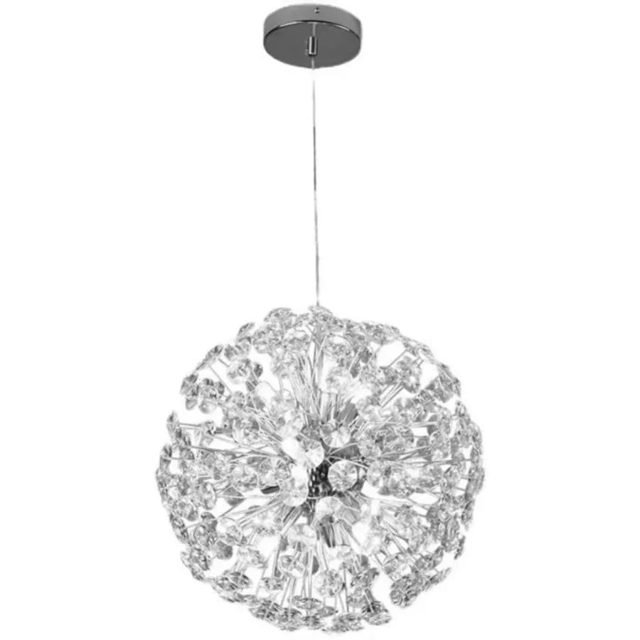 MINUET kristálycsillár 8x G9, átmérő 40 cm, fényes króm, állítható magasságú modern csillárok alapértelmezett cím Alessandro Design