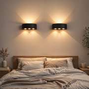Aplica LED Exterior Ellis, 6W, 6 Surse de lumina, Lumina Calda, Negru Aplice de Exterior Default Title Alessandro Design