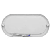 LED mennyezeti lámpa FANTAS ovális 8W 17cm fehér kültéri IP65 LED mennyezeti lámpa alapértelmezett cím Alessandro Design