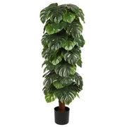 Monstera deliciosa mesterséges növény, edény nélkül, 140 cm zöld, alapértelmezett cím Alessandro Design