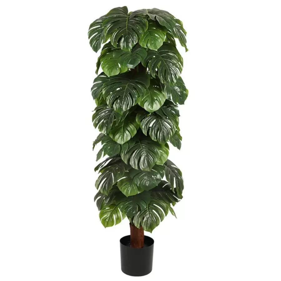 Monstera deliciosa mesterséges növény, edény nélkül, 140 cm zöld, alapértelmezett cím Alessandro Design