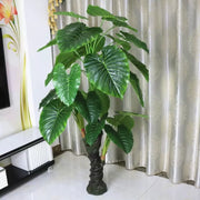 Mesterséges növény Alocasia odora, edény nélkül, 150 cm zöld mesterséges beltéri növények Alapértelmezett cím Alessandro Design