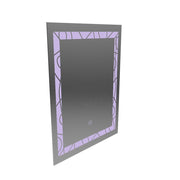 Négyszögletű LED tükör, 60x80cm, Deco Frame Basic Touch