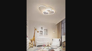 LED csillár távirányítóval AMI 48W, 3 szív, hideg/meleg/semleges fény, szabályozható, fehér