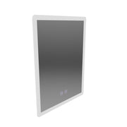 Négyszögletű LED-es tükör, 60x80cm, Touch VENERA, Páramentesítő rendszer, Tompítható