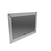 Négyszögletű LED tükör, 120x80cm, Venezia Sensor MotionGlow Marcello, Páramentesítő rendszer, Óra és hőmérő, szabályozható