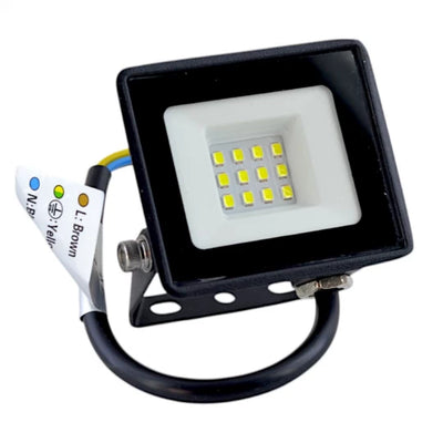 PE/DMX LED projektor, IP65, 10W, fekete