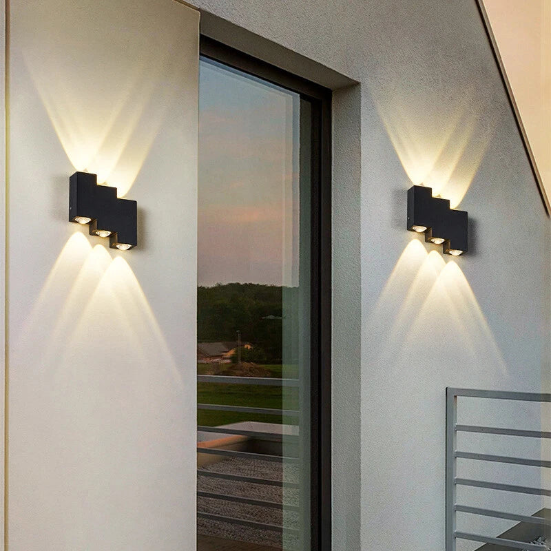 Aplica LED AX232, Exterior, 6 Surse, 6W, Negru, 3000K Aplice de Exterior Default Title Alessandro Design