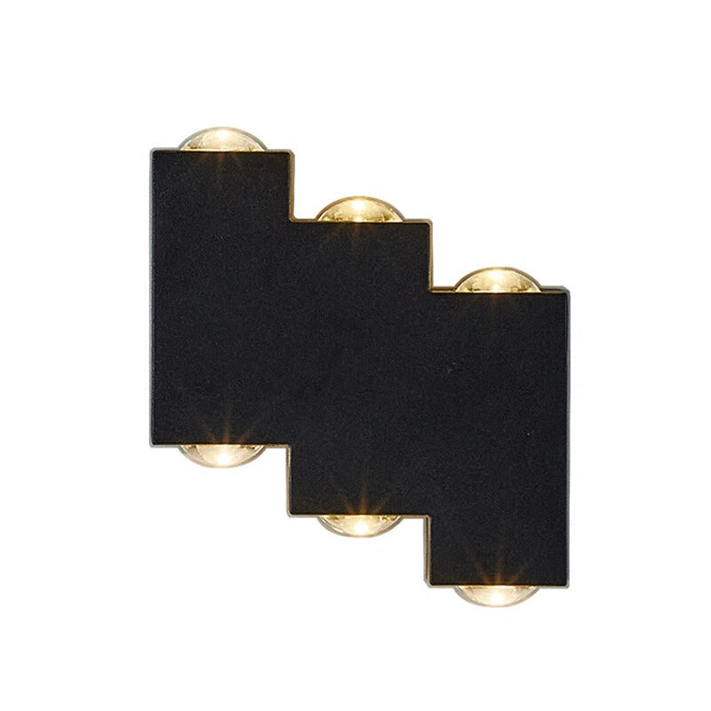 Aplica LED AX232, Exterior, 6 Surse, 6W, Negru, 3000K Aplice de Exterior Default Title Alessandro Design