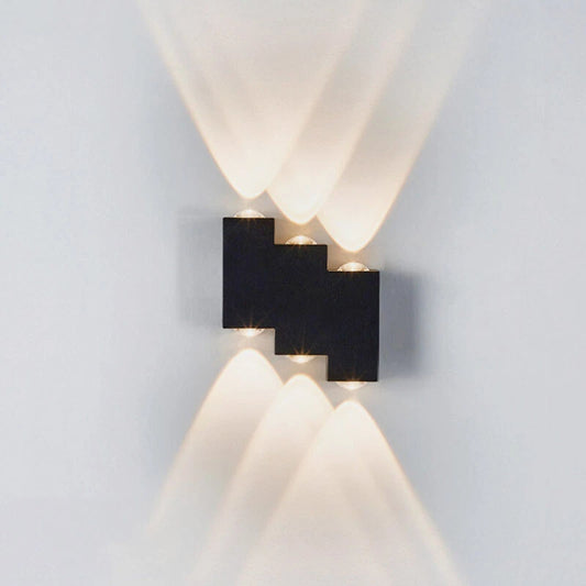 Aplica LED AX232, Exterior, 6 Surse, 6W, Negru, 3000K Aplice de Exterior Default Title Alessandro Design