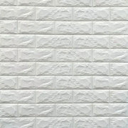 10x öntapadó 3D tapéta fehér tégla puha habból, 70 cm x 77 cm x 2 mm 3D tapéta Alapértelmezett cím Alessandro Design
