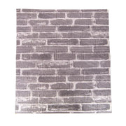 10x öntapadó 3D tapéta készlet Szürke puha habtégla, 77cm x 70cm x 6mm 3D tapéta Alapértelmezett cím Alessandro Design