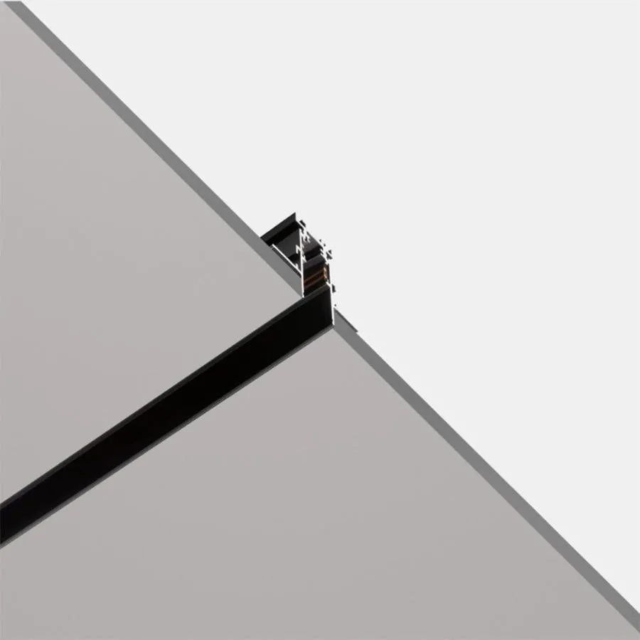 Süllyesztett sín mágneses projektorok számára, 2 m, fekete LED-es termékek Alapértelmezett cím Alessandro Design