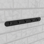 Törülközőtartó és fürdőszobai kiegészítők 37 cm Alumínium fekete Alapértelmezett cím Alessandro Design