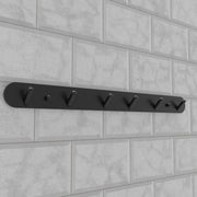 Törülközőtartó és fürdőszobai kiegészítők 45 cm alumínium fekete alapbeállítás Alessandro Design