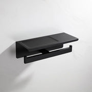 Dupla vécépapír tartó telefontartóval/fekete parfüm GJ603 vécépapír tartó Alapértelmezett cím Alessandro Design