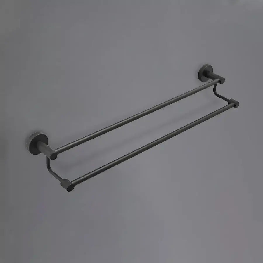 Dupla törölközőtartó fekete GJ/203B törölközőtartó Alapértelmezett cím Alessandro Design
